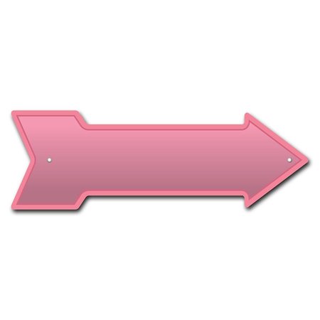 AMISTAD 18 in. Pink Arrow Sign AM2679127